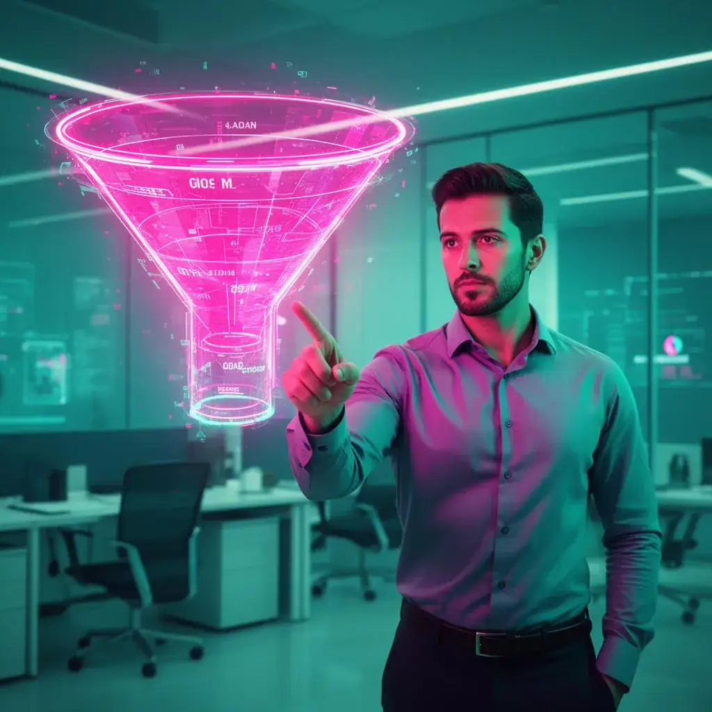 Strategist diagnosing funnel